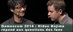 Dossier - Gamescom 2014 : Hideo Kojima rpond aux questions des fans