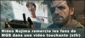 Dossier - Hideo Kojima remercie les fans de MGS dans une vido touchante (sous-titre franais)