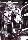 Ashley Wood dessin original Metal gear Solid