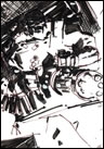 Ashley Wood dessin original Metal gear Solid