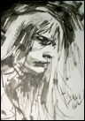 Ashley Wood dessin original Metal gear Solid