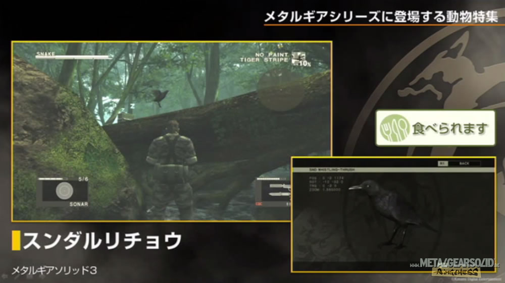 Kojima Station : Les animaux dans Metal Gear (Solid)