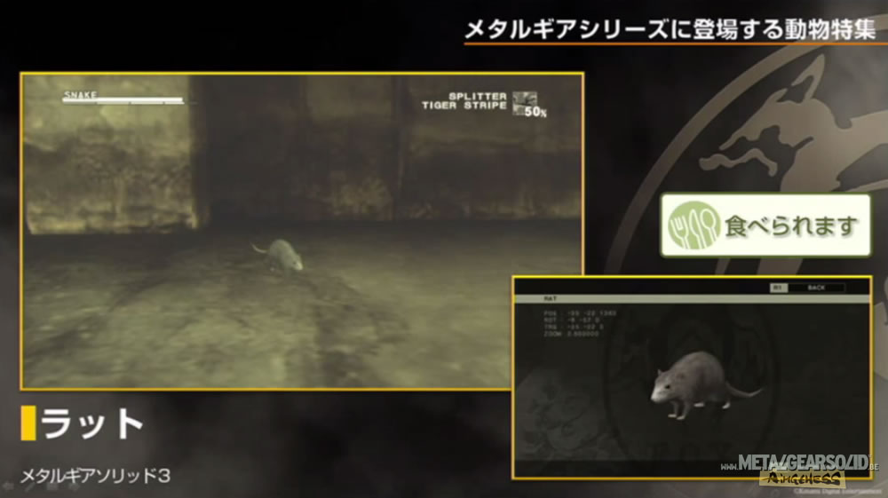 Kojima Station : Les animaux dans Metal Gear (Solid)