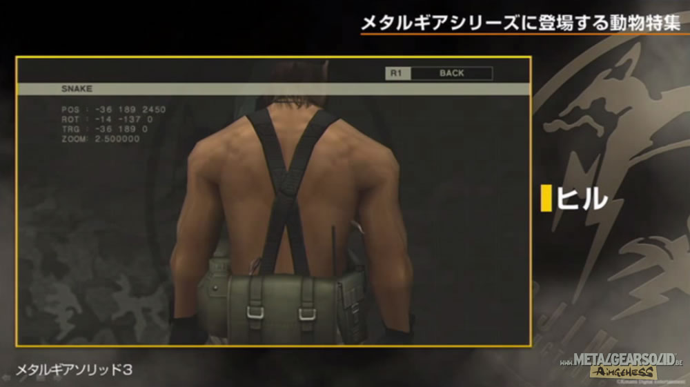 Kojima Station : Les animaux dans Metal Gear (Solid)