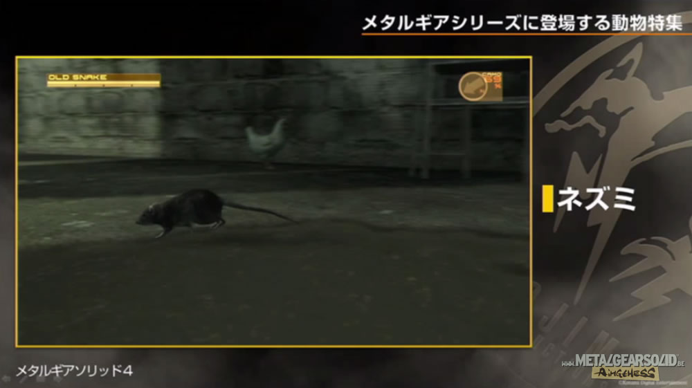 Kojima Station : Les animaux dans Metal Gear (Solid)