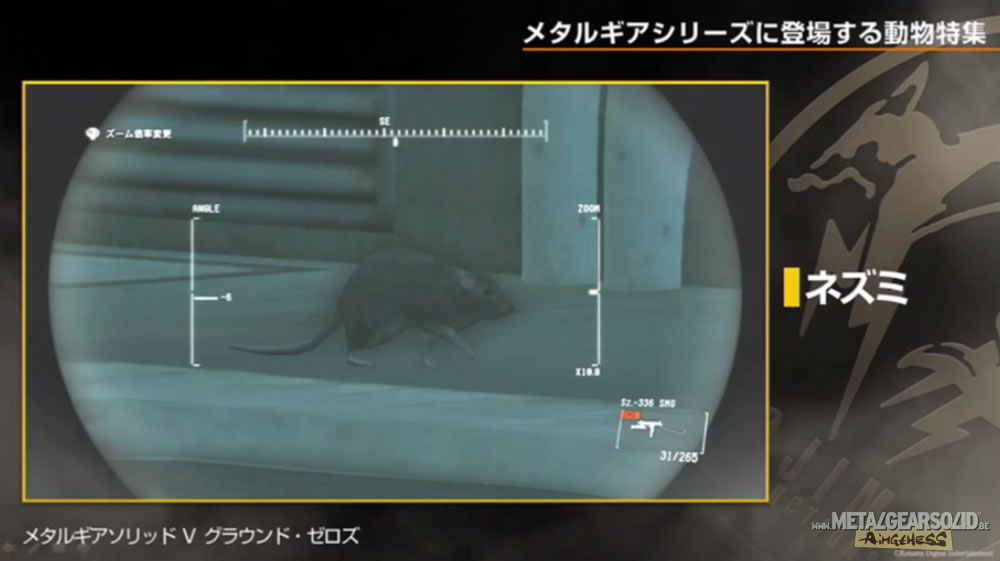 Kojima Station : Les animaux dans Metal Gear (Solid)