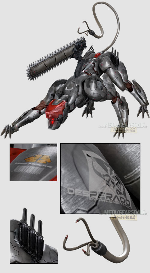  LQ84I Prototype BladeWolf dans Metal Gear Rising Revengeance