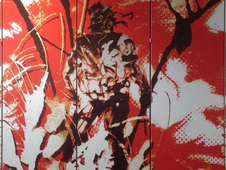 Les bureaux de Konami UK aux couleurs de Yoji Shinkawa