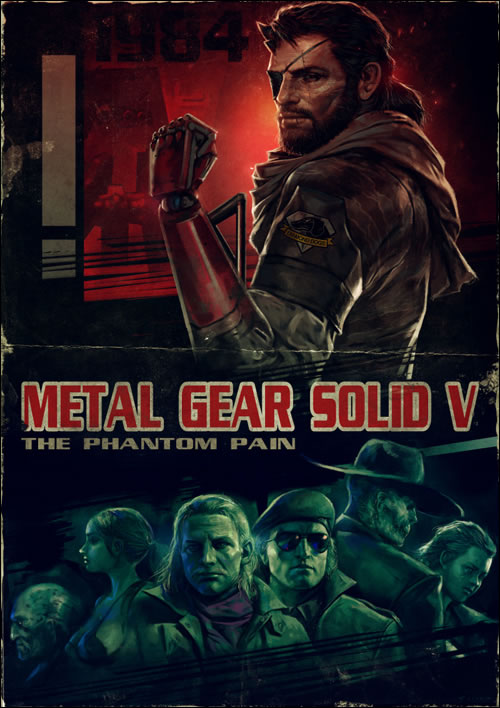 Six affiches de Metal Gear Solid V ralises comme celles des films des annes 80