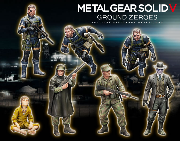 Les petites figurines Kotobukiya de Metal Gear Solid V : Ground Zeroes dates