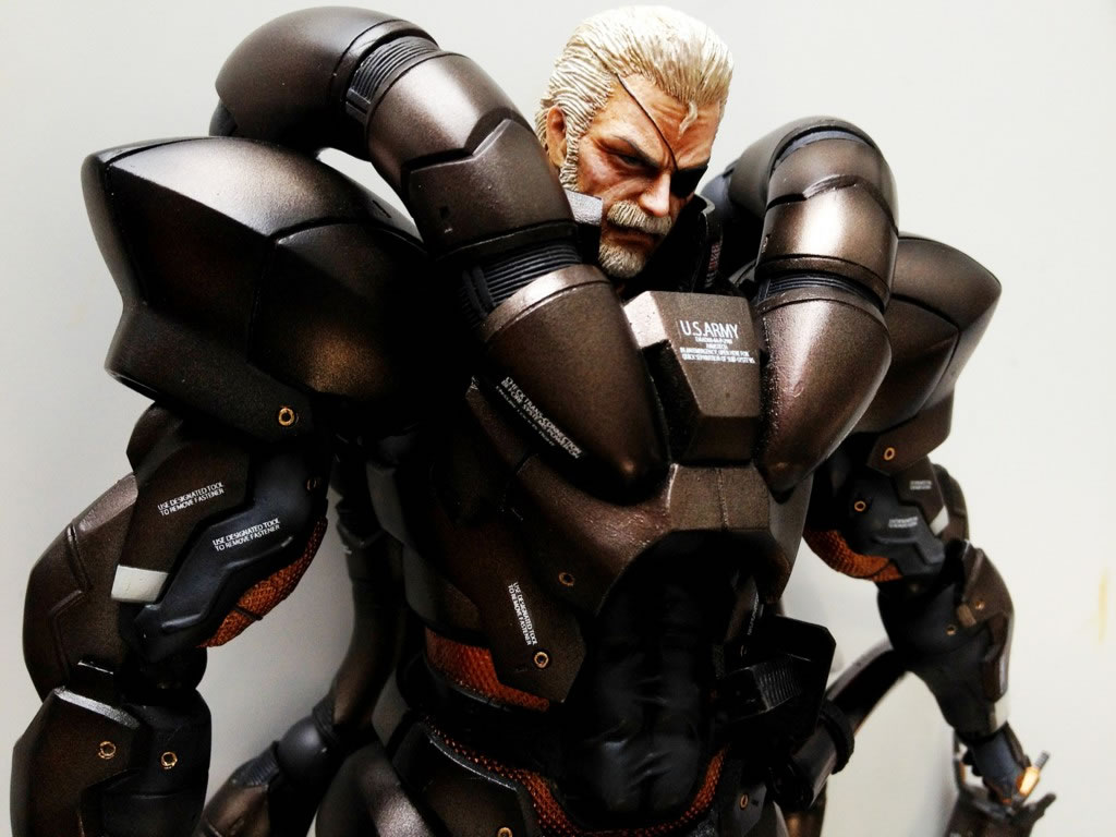 Figurine Play Arts Ka de Solidus Snake Metal Gear Solid 2