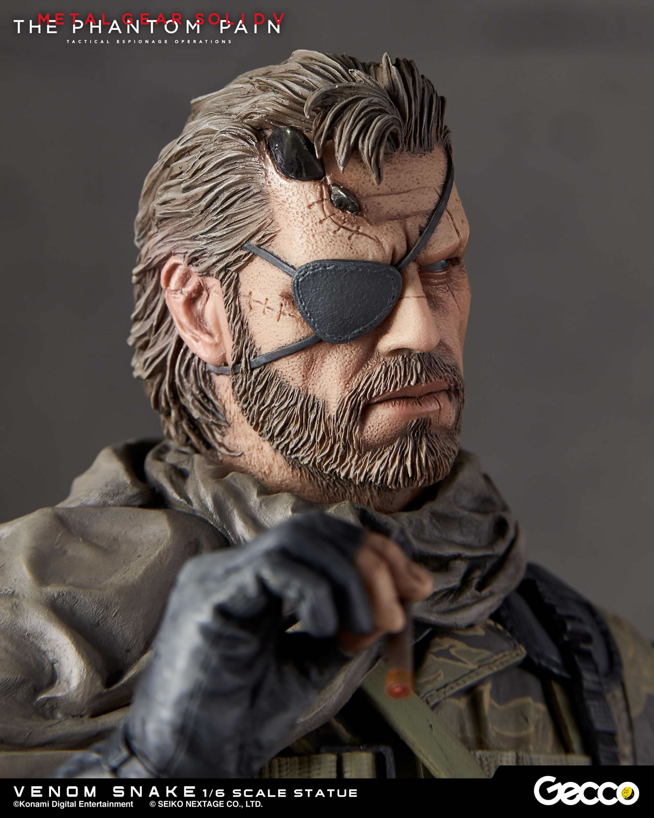 Des photos et une date pour les statuettes Gecco de Venom Snake et D.D.