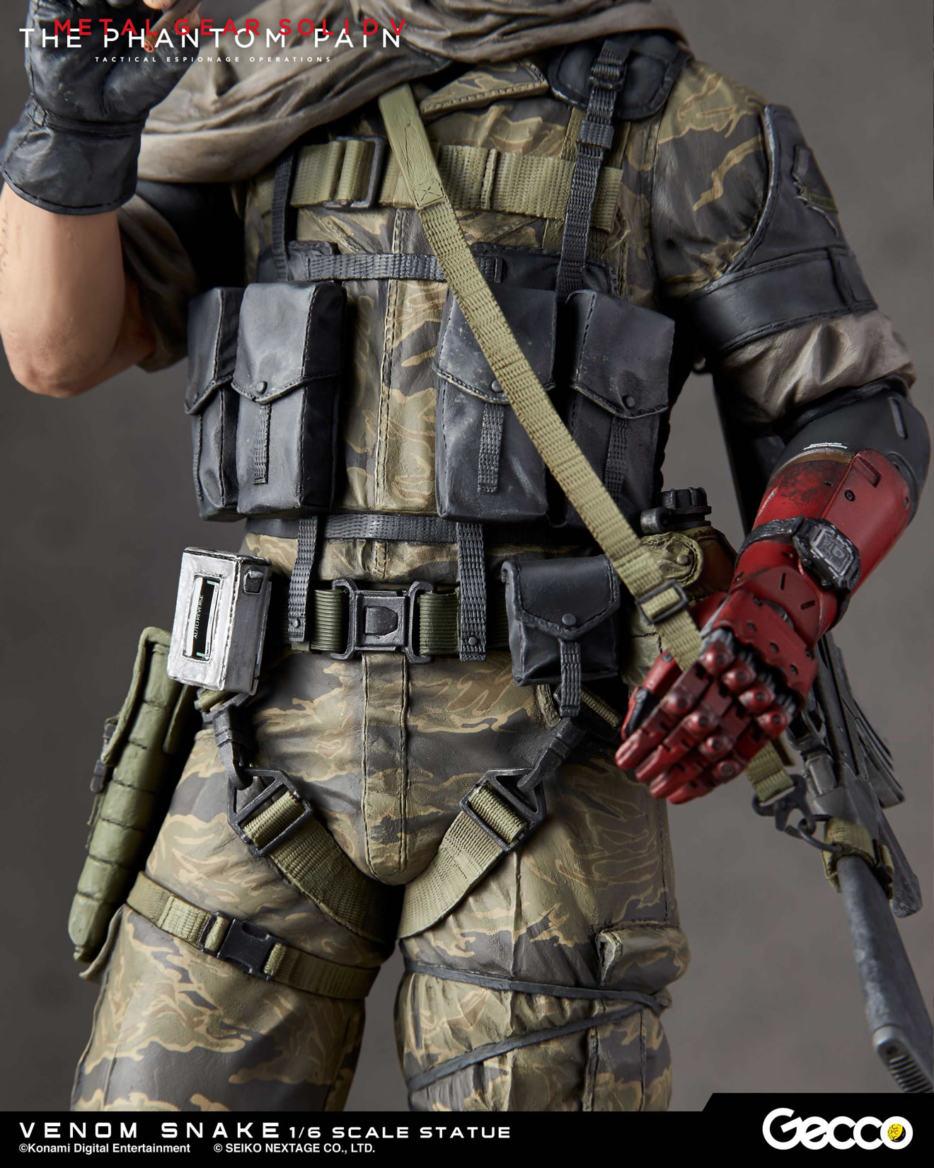 Des photos et une date pour les statuettes Gecco de Venom Snake et D.D.