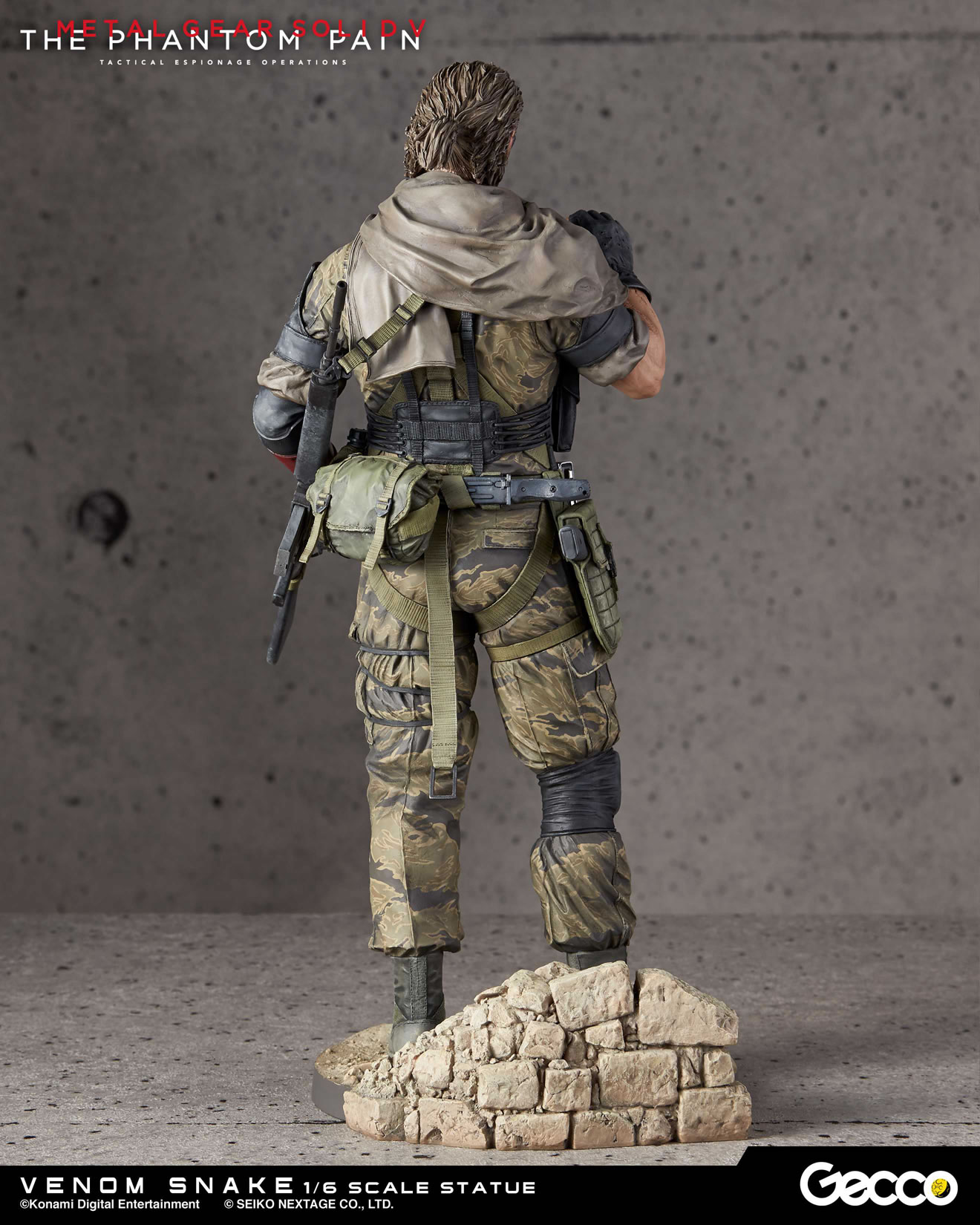 Des photos et une date pour les statuettes Gecco de Venom Snake et D.D.