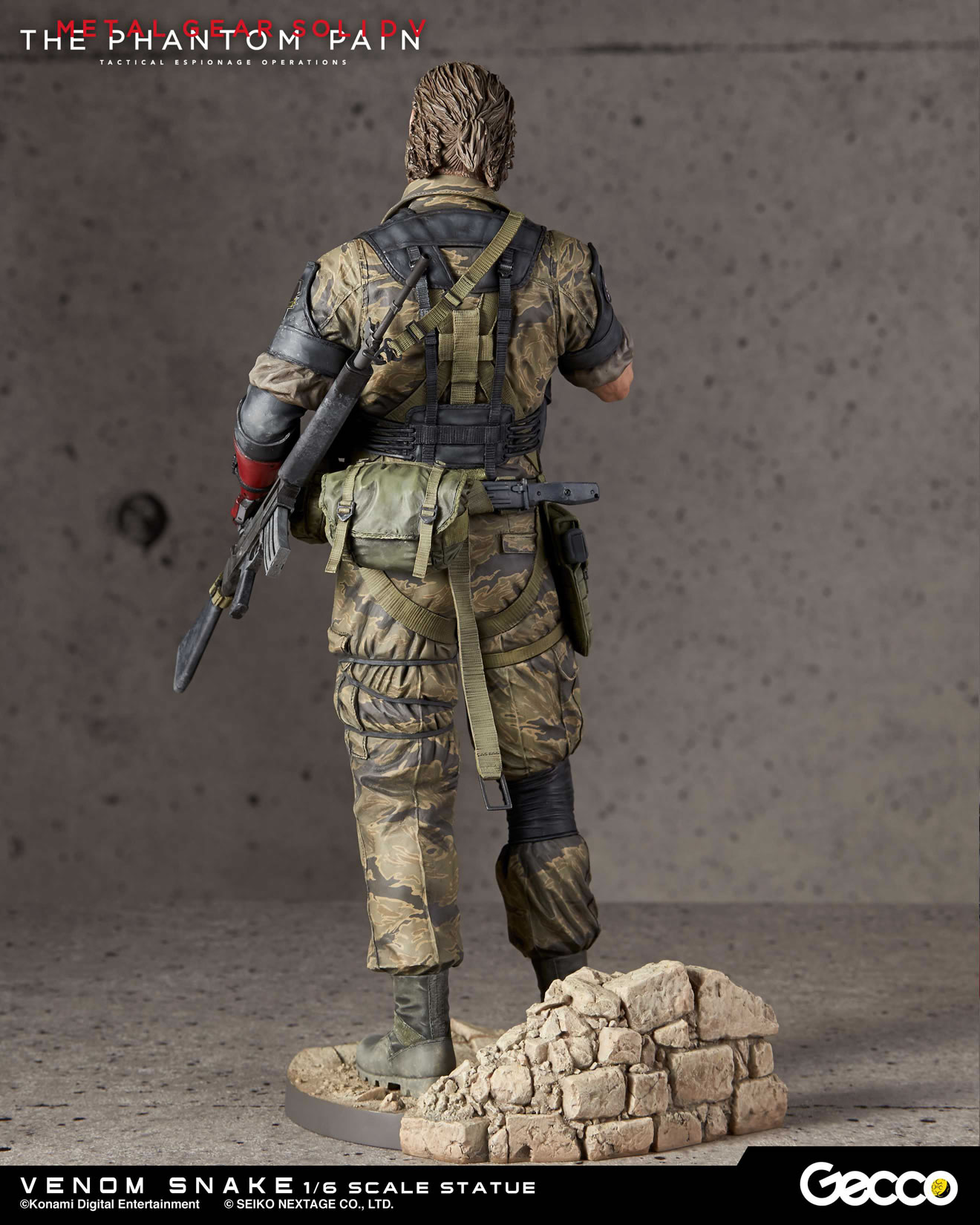 Des photos et une date pour les statuettes Gecco de Venom Snake et D.D.