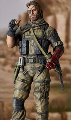 Des photos et une date pour les statuettes Gecco de Venom Snake et D.D.