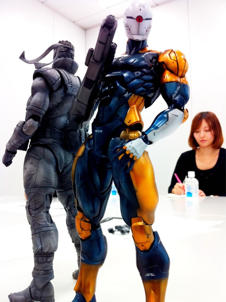 Gray Fox et Solid Snake en figurine Metal Gear Solid