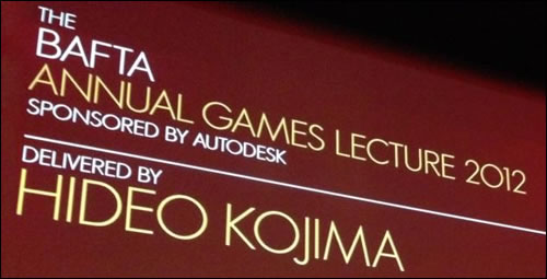 Hideo Kojima  la British Academy of Film and Television Arts