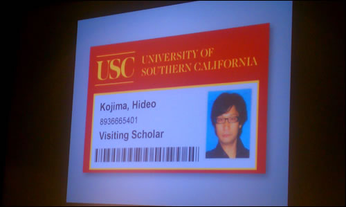 Hideo Kojima  lUSC School of Cinematic Arts