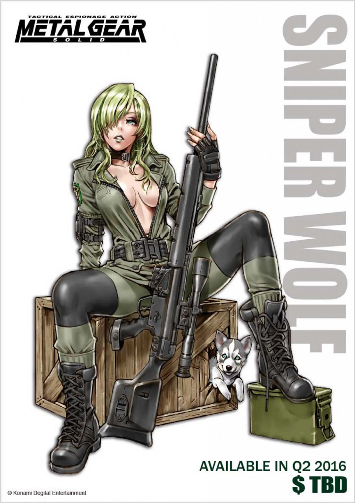 Premires photos de la statuette Bishoujo de Sniper Wolf par Kotobukiya