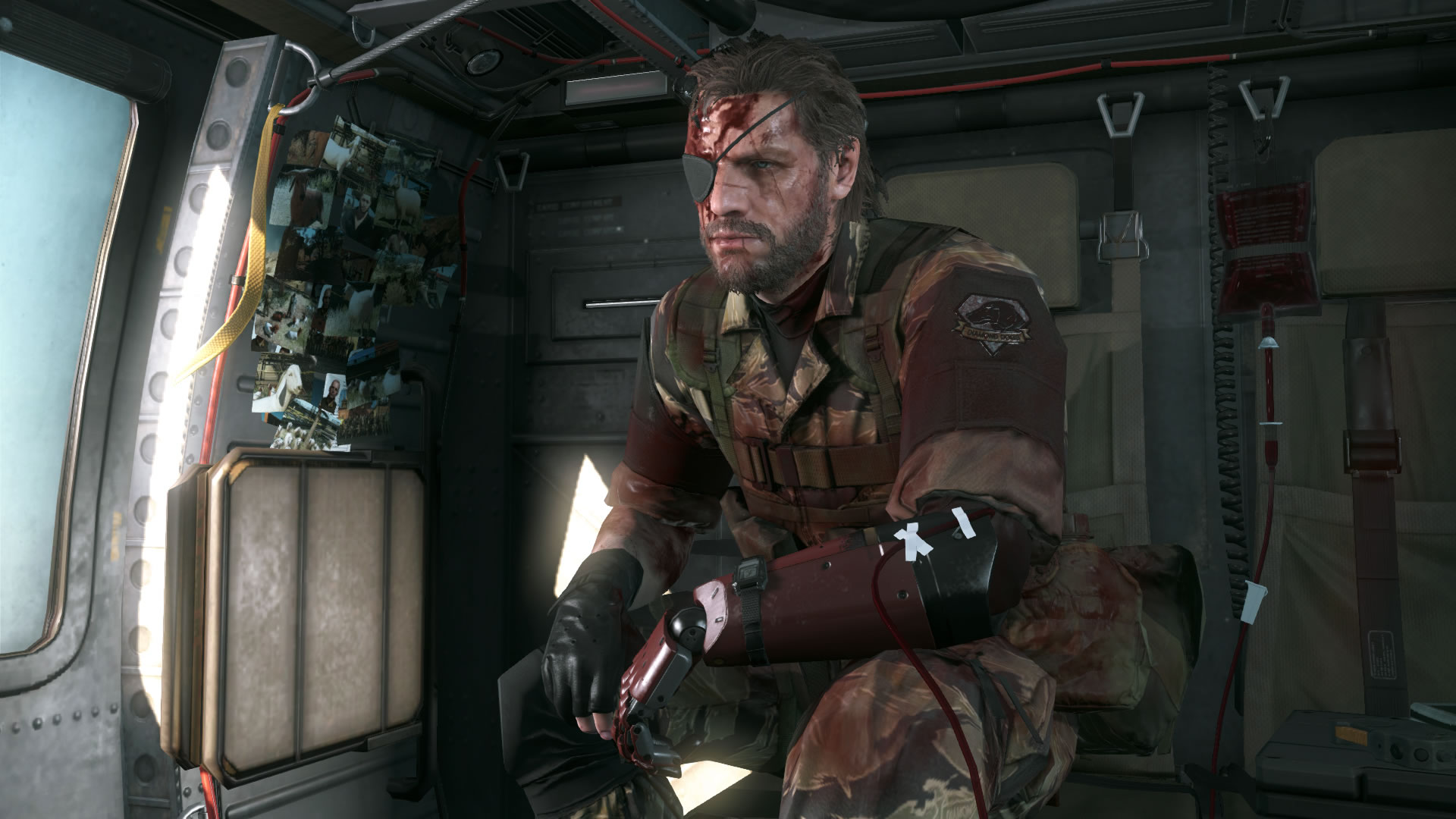 Venom Snake se tuera  la tache (de sang) dans Metal Gear Solid V : The Phantom Pain