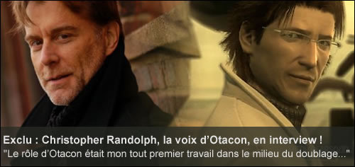 Interview de Christopher Randolph, la voix d'Otacon