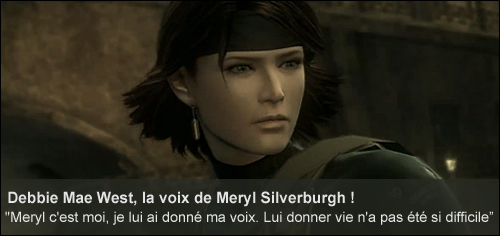 Interview Debbie Mae West Metal Gear Solid