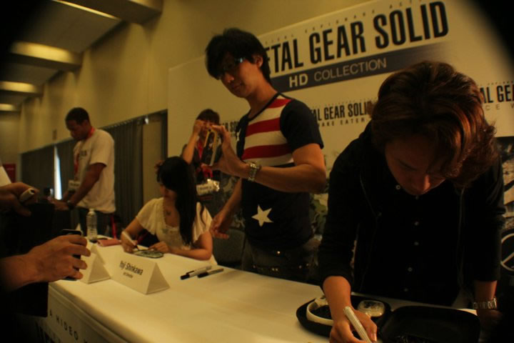 Hideo Kojima, Yumi Kikuchi et Yoji Shinkawa  la Comic Con de San Diego 2011