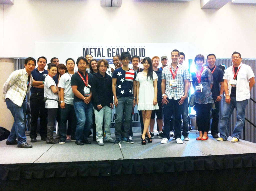 Hideo Kojima, Yumi Kikuchi et Yoji Shinkawa  la Comic Con de San Diego 2011