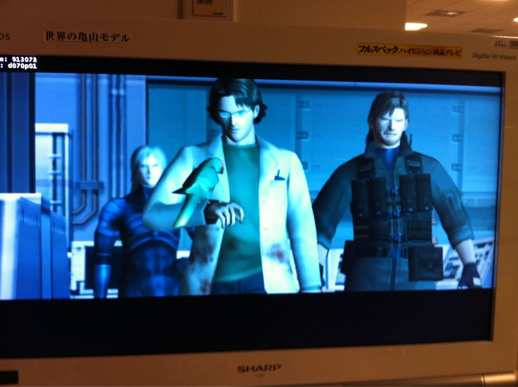 Hideo Kojima teste Metal Gear Solid 2 HD