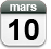 10 mars