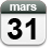 31 mars