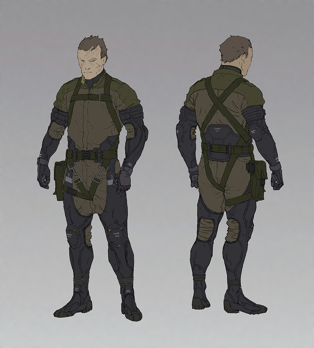 Une flope d'artworks de Metal Gear Online par A.J. Trahan