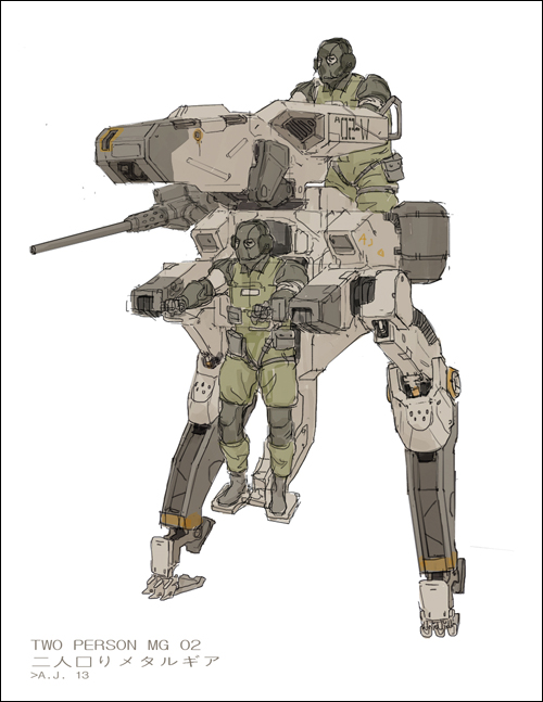 Une flope d'artworks de Metal Gear Online par A.J. Trahan