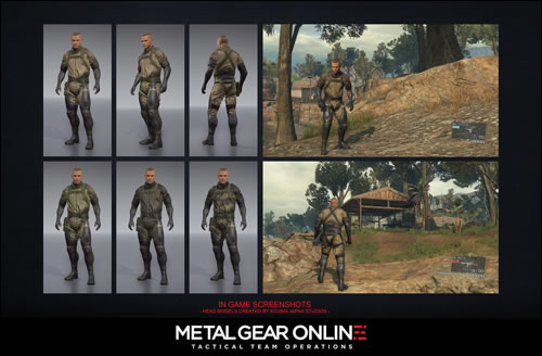 Des concept arts de Metal Gear Solid V : The Phantom Pain et de Metal Gear Online 3