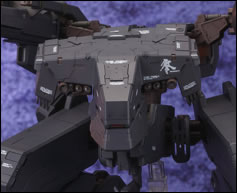 Un Metal Gear Rex noir chez Kotobukiya, sign Yoji Shinkawa