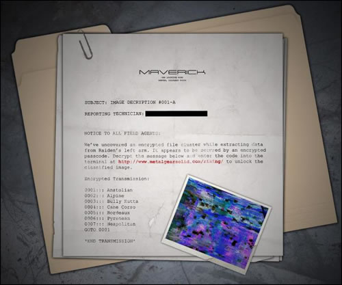 Les mystères du site de Metal Gear Rising Revengeance