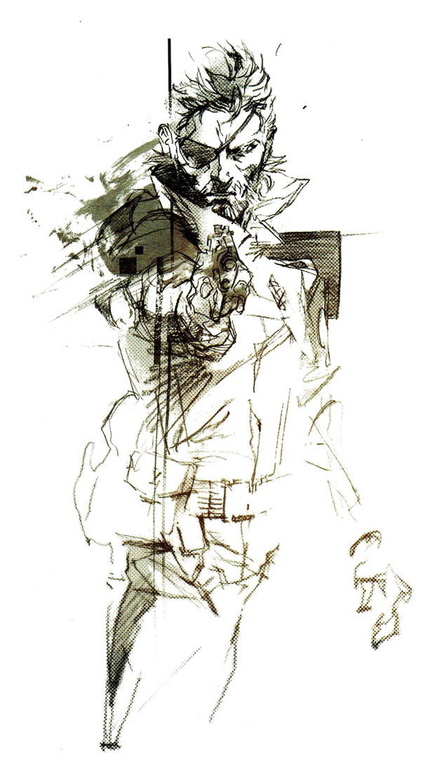 Aperu des artworks indits de Yoji Shinkawa issus du roman de MGS Peace Walker