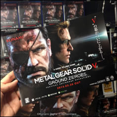 Metal Gear Solid V Ground Zeroes sur PS Vita et en carton dans les magasins japonais