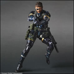 La figurine Play Arts Kai de Big Boss (Ground Zeroes) dispo au printemps