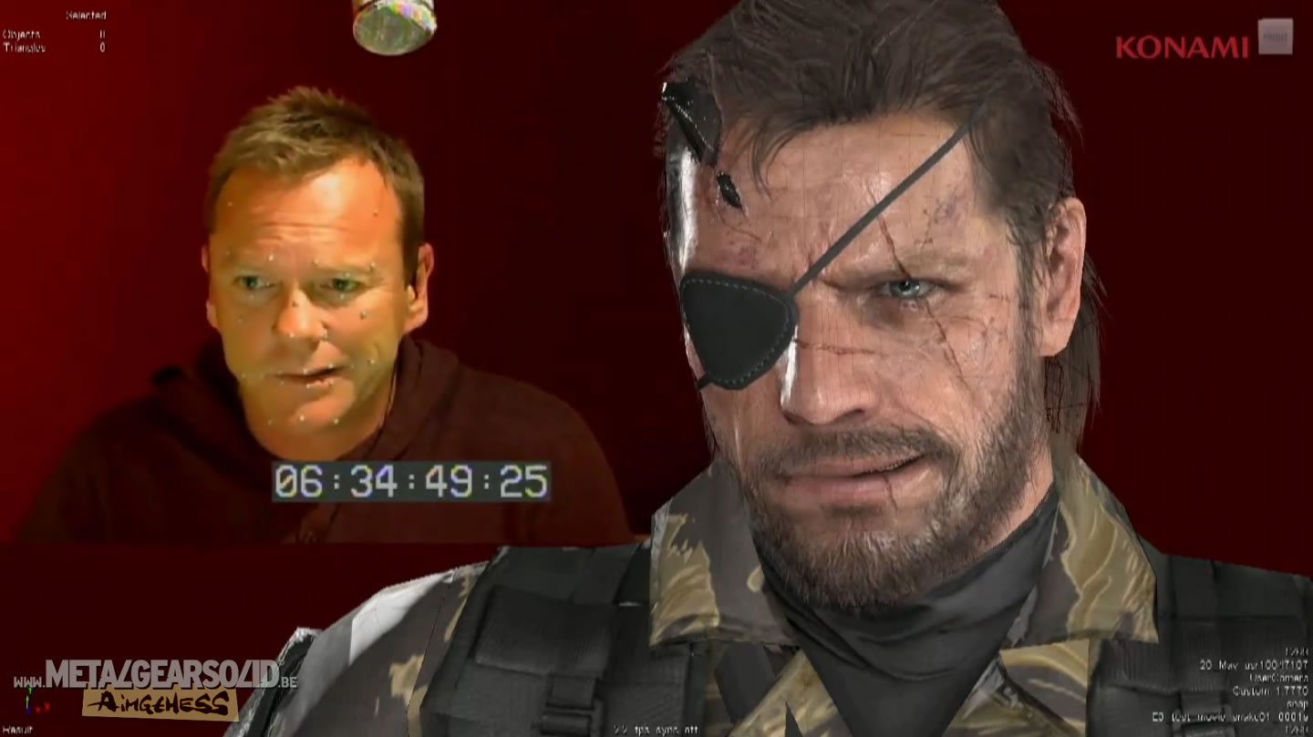 Metal Gear Solid V sur une nouvelle voix - Kiefer Sutherland