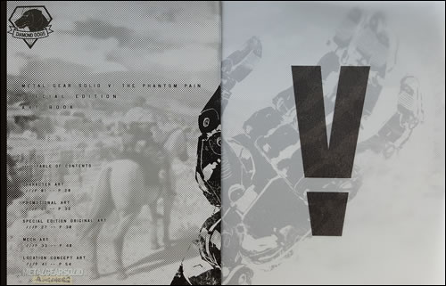 Des images de l'artbook du collector japonais de Metal Gear Solid V : The Phantom Pain