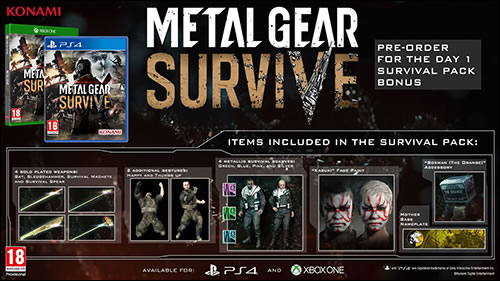 Nouvelles images de Metal Gear Survive qui sortira le 22 fvrier 2018 en Europe