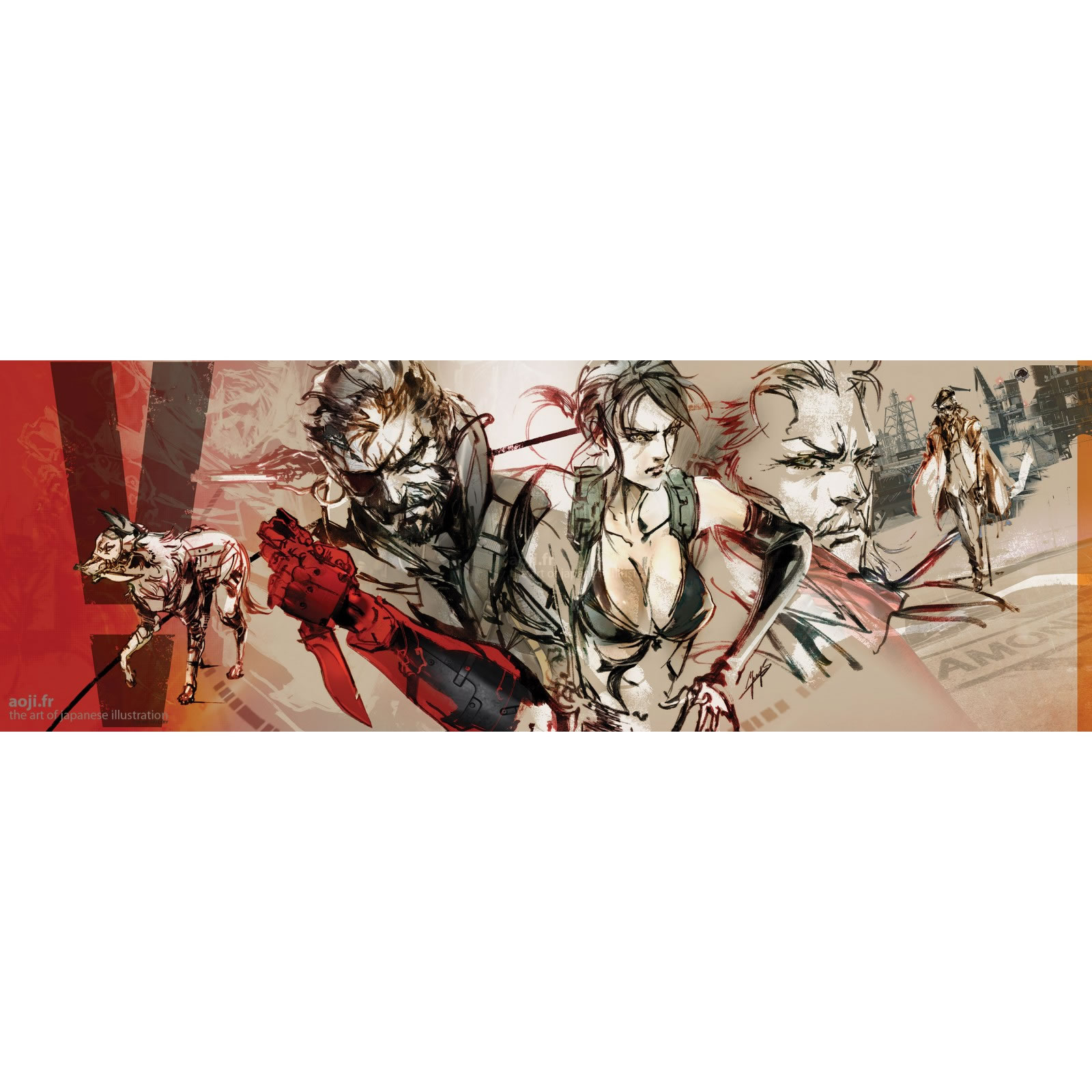 Une collection de tableaux consacre aux artworks de Yoji Shinkawa