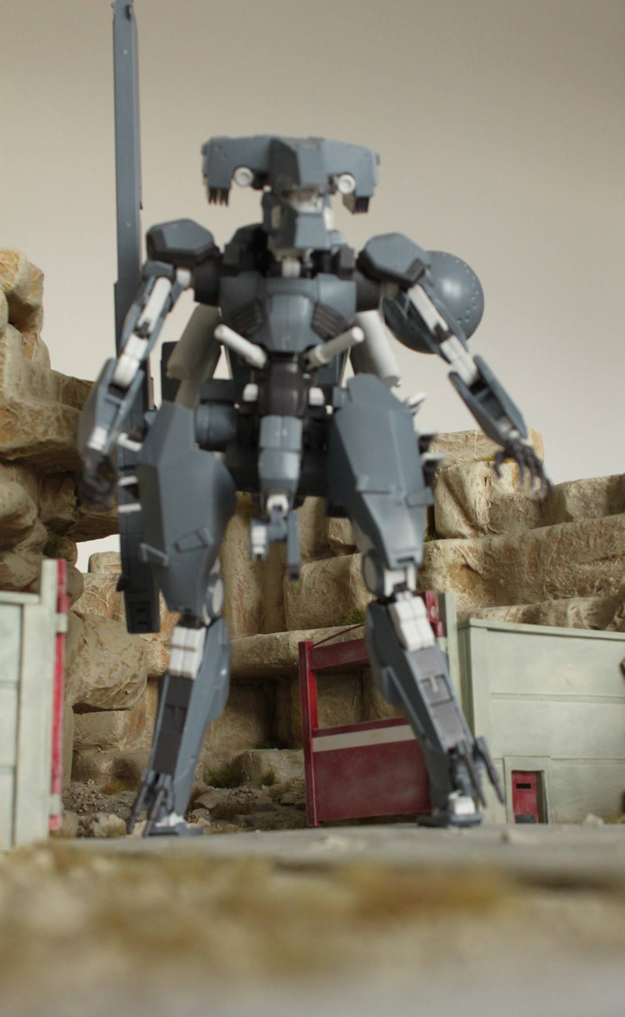 Un diorama poustouflant avec le Metal Gear Sahelanthropus