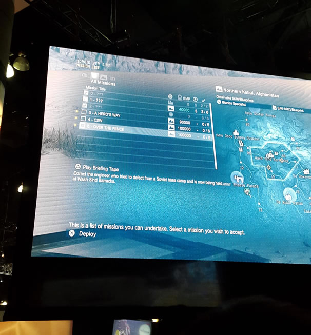 E3 2015 : Quelques infos sur la dmonstration de MGSV : TPP et ses micro-paiements