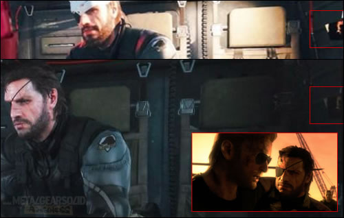 MGSV : Sans bandage, Snake arbore sa corne, et Ocelot compte ses voix