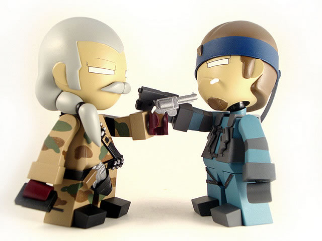 Rohby et Metal Gear Solid au Toy Art Galery