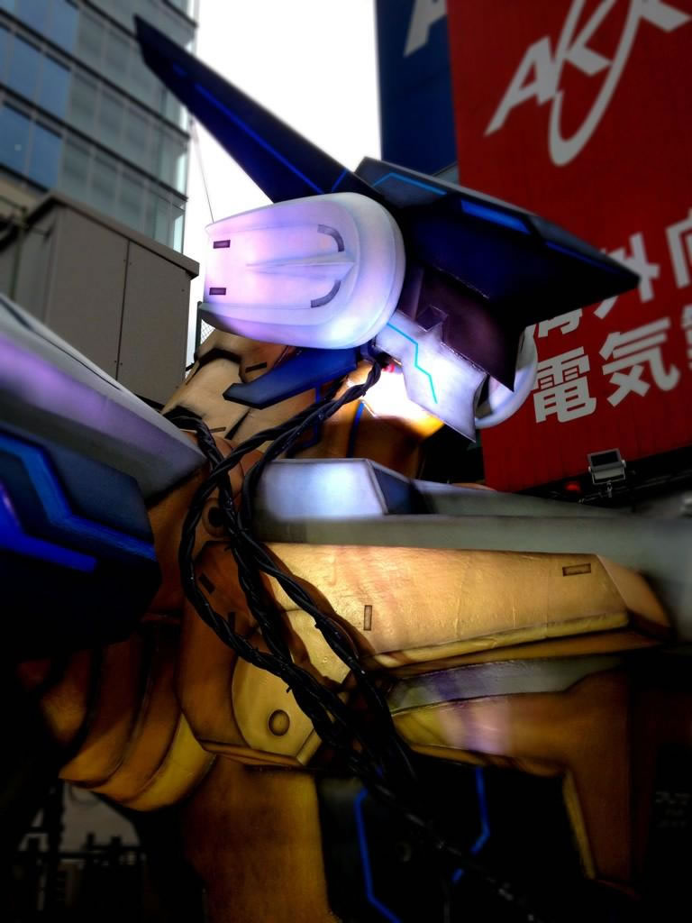 Une statue de Jehuty dans les rues de Tokyo