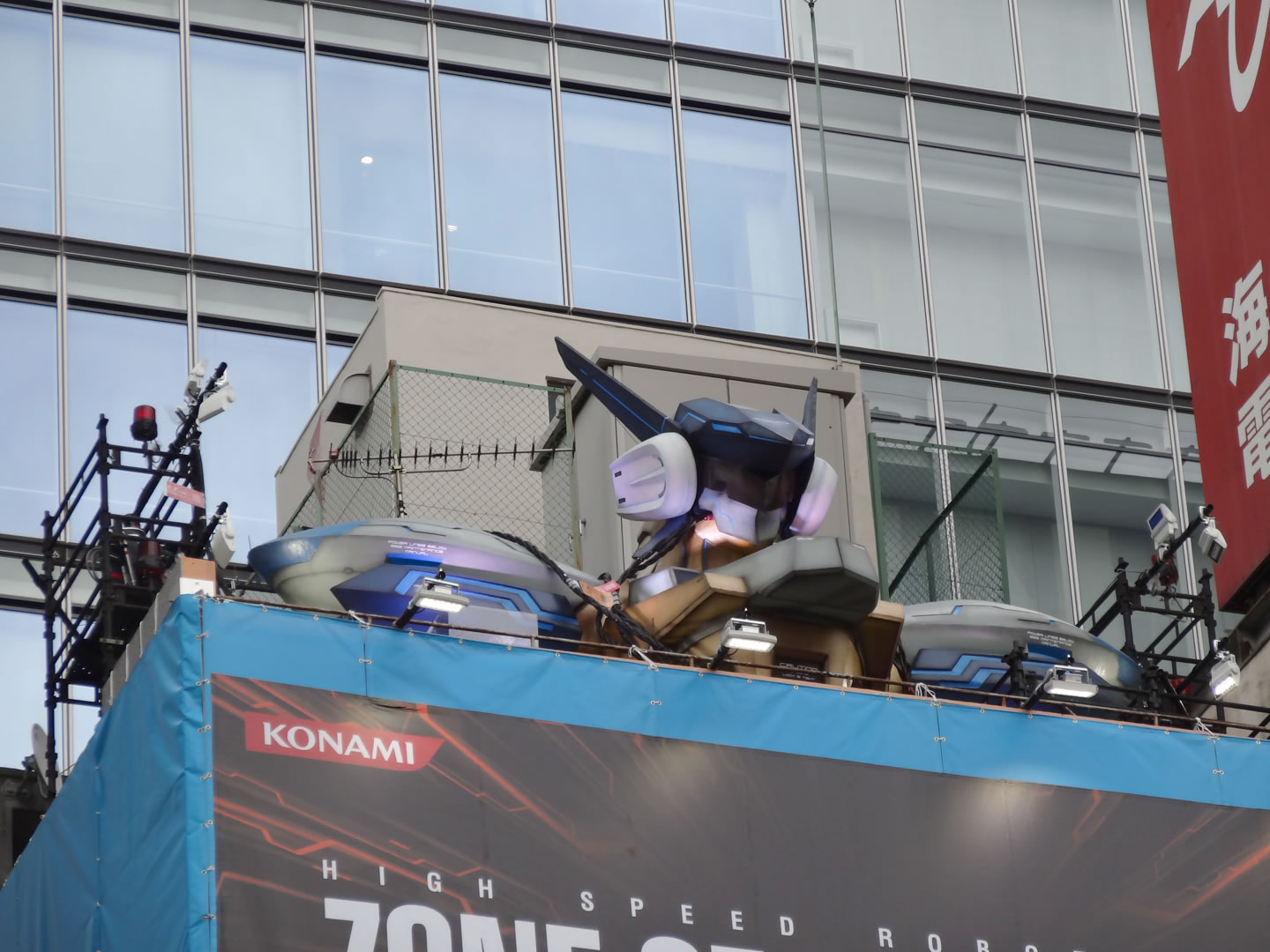 Une statue de Jehuty dans les rues de Tokyo